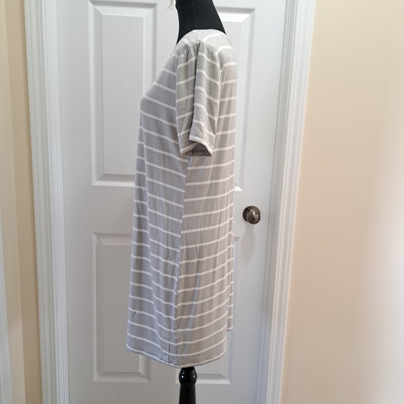 ❤️ BCBGeneration 2 Pack Dresses Blue Grey  White Striped Solid Women's XS Small - Picture 10 of 15